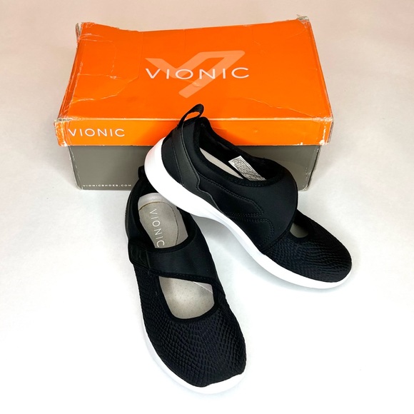 **SOLD**  Vionic Sonnet Slip On Mary Jean Style Sneakers Shoes Women’s 7 Eu 38 - Picture 2 of 13